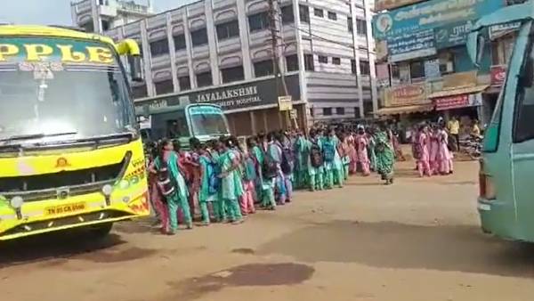 2 பஸ்கள் மட்டுமே இயக்கப்படுவதாக 