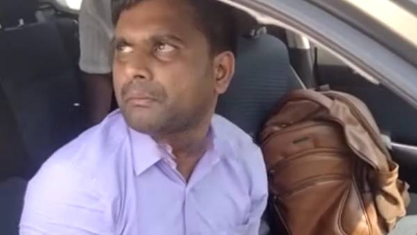 காரின் ஜன்னலை தட்டிப்பார்த்தும்.. 