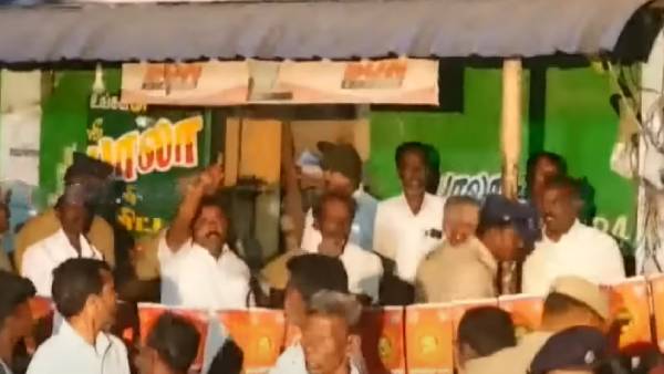 காலி மதுப்பாட்டில்கள் வீச்சு 