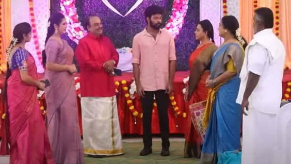 மண்டபத்திற்கு வந்த எழில் குடும்பம்