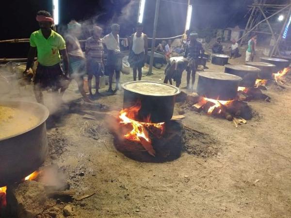 Vadakambatti Munyandiswamy temple 88th year Biriyani festival 