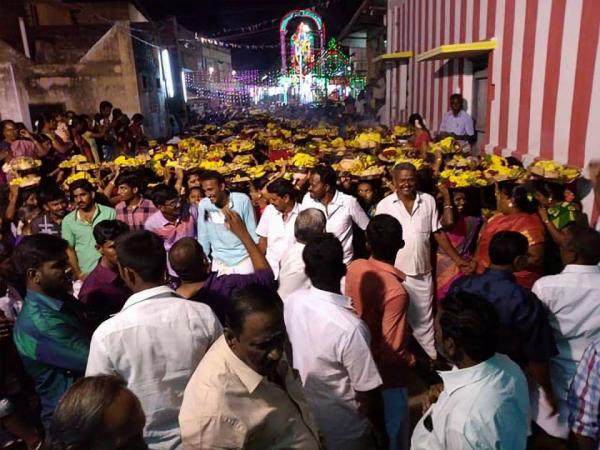 Vadakambatti Munyandiswamy temple 88th year Biriyani festival 