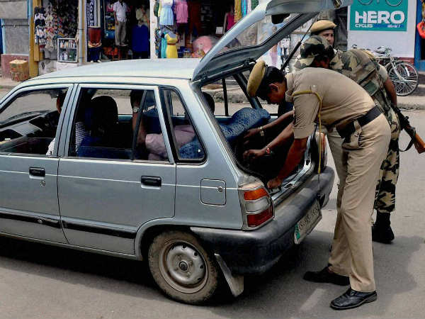  வாகன சோதனை 