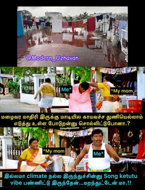  Funny memes collection on cold weather and rain 18032023