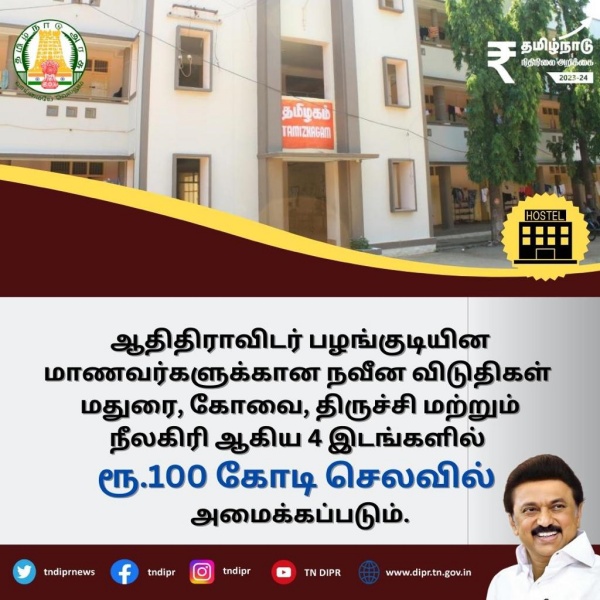 ஆதிதிராவிடர் மற்றும் பழங்குடியினர் நலன்