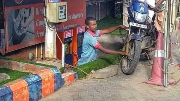 காற்று அடிக்கும் ஊழியர்கள் 