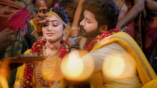 Vijay TV serial couple Vishnu kanth Samyutha joins real life Vijay TV serial couple Vishnu kanth Samyutha joins real life