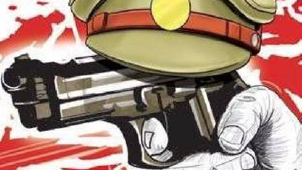 துப்பாக்கியால் சுட்ட போலீஸ் 