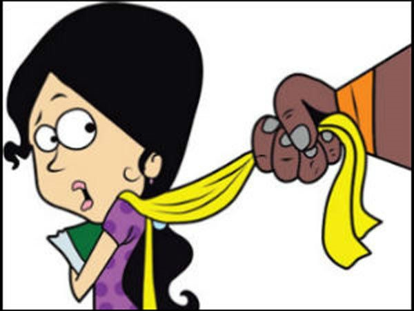 ஆடைகள் கிழித்துத் தாக்குதல்