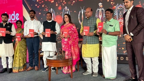 Young Tamil Poet Josan Ranjith written book DUDE was released by Union Minister Bagan Singh Kulaste Young Tamil Poet Josan Ranjith written book DUDE was released by Union Minister Bagan Singh Kulaste