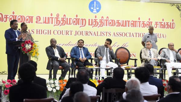 MHC acting chief justice inagurated the press club of the court reporters 