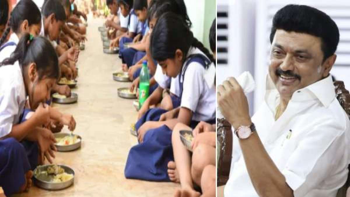  உணவருந்திய மாணவர்கள் 