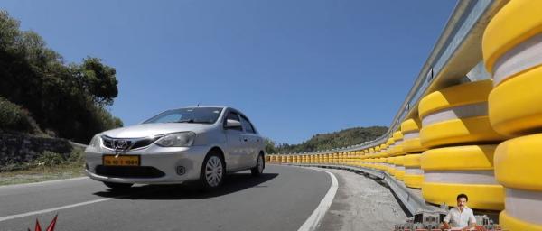  Roller crash barriers installed for first time in Tamil Nadu 