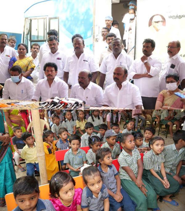 4 government school children are going to be benefited through the Punnagai Project 