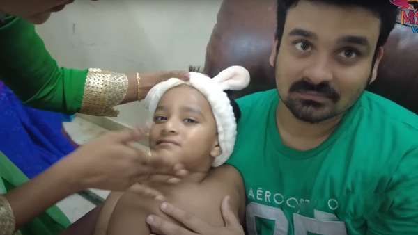 பள்ளியில் மகன் 