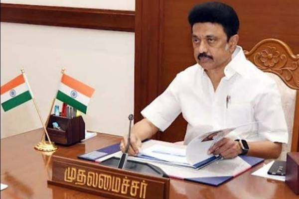 CM Stalins meeting Met with North Indian workers at Nagercoil