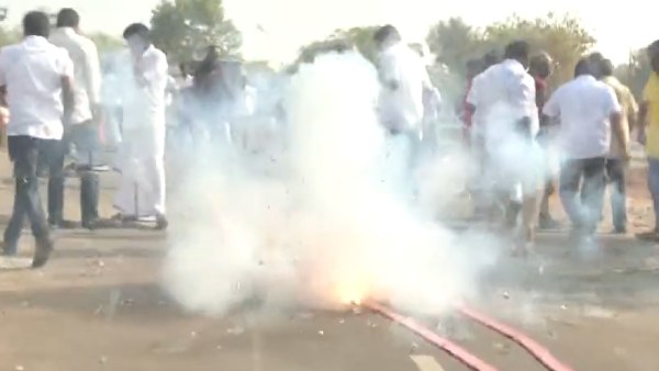Erode east by election result: EVKS Elangovan lead Celebrations begin in Erode 