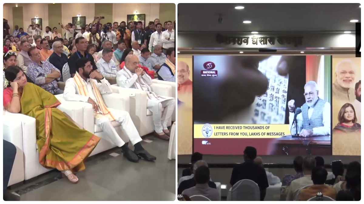 Union Ministers, Governors listen 100th episode of PM Modis Mann Ki Baat 