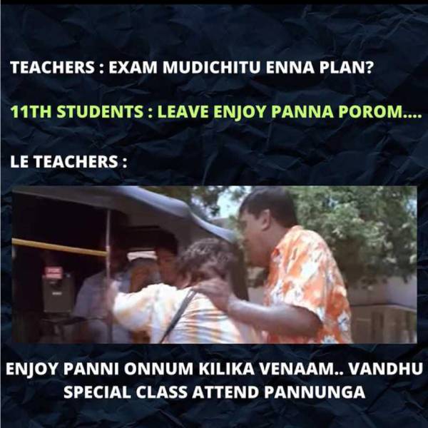  Funny memes collection on Exams and holiday