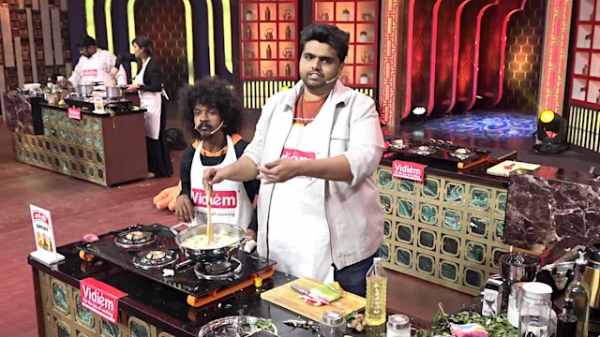 Cook with comali season 4 show this week VJ Vishals elimination and fans reaction 