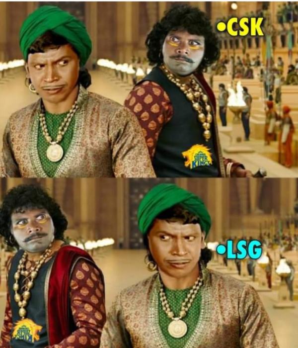 IPL 2023 : Funny memes Collection on CSK vs LSG