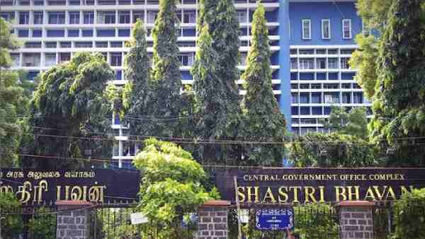 DMK students wing and youth wing plan to protest in before of Chennai Shastri bhavan building 