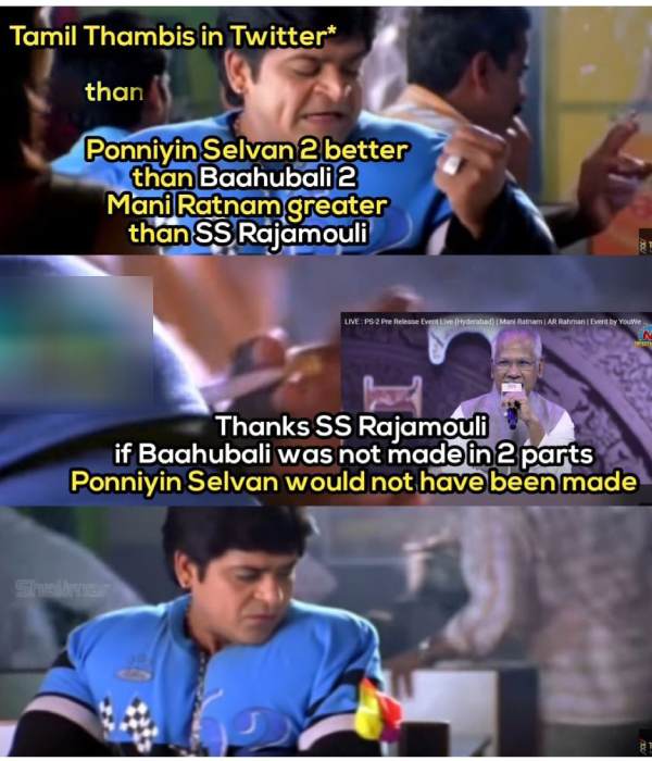 These are some jolly memes collection on ponniyin selvan 2 movie 29-04-23