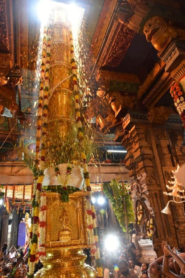 Madurai Chithirai thiruvizha 2023 Kodiyetram: Sundareswarar Meenakshi Amman in Simma Vahana 