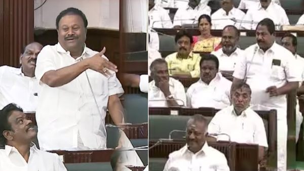 EPS team MLA raised voice in support of OPS faction MLA in tn assembly EPS team MLA raised voice in support of OPS faction MLA in tn assembly