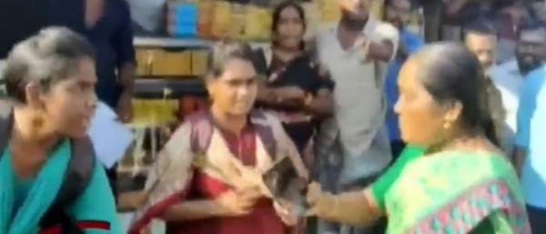 Niranjana and her elder sister Nandini, were allegedly attacked by BJP in thiruvarur 
