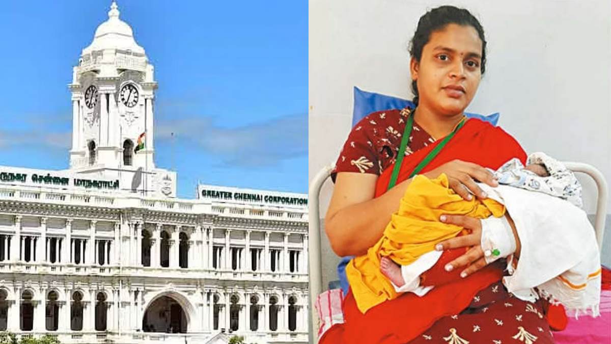 Chennai Corporation Councilor who gave birth in a government hospital Chennai Corporation Councilor who gave birth in a government hospital
