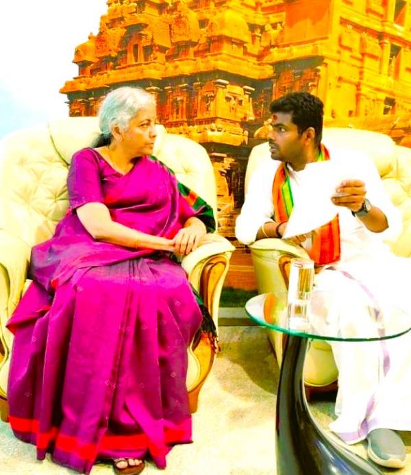 Panchayat on Annamalai! DMK MP Kalanidhi Veeraswamy wrote letter to Nirmala Sitharaman! Whats next? 