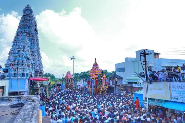 Durai Vaiko, who participated in the festival of Shenbagavalli Amman temple Durai Vaiko, who participated in the festival of Shenbagavalli Amman temple