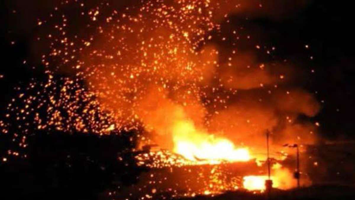 Crackers factory exploded in Sivakasi 2 persons were burnt to death 