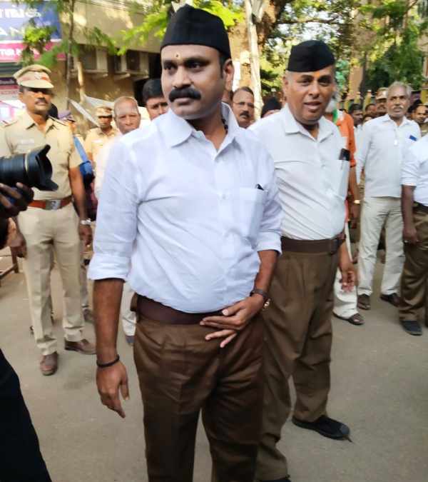 L Murugan and H Raja attended RSS Rally in Tamilnadu wearing uniform 
