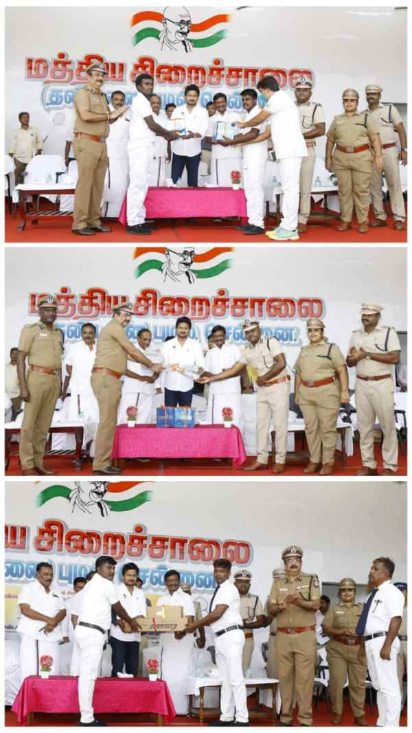 Udhayanidhi Stalins participation in the inaugural function of sports training for prison inmates 