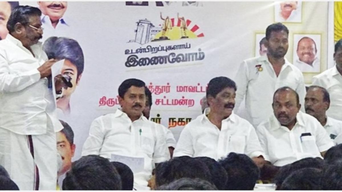 kilai secretaries also have a stomach.. Controversy over Tirupattur DMK members speech kilai secretaries also have a stomach.. Controversy over Tirupattur DMK members speech