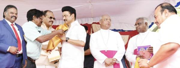 Inigo Irudayaraj has announced that a function of appreciation will be held soon on behalf of Christians for CM Stalin 