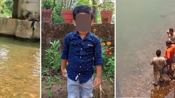 kerala : father and son drowned in kannur bavali river 