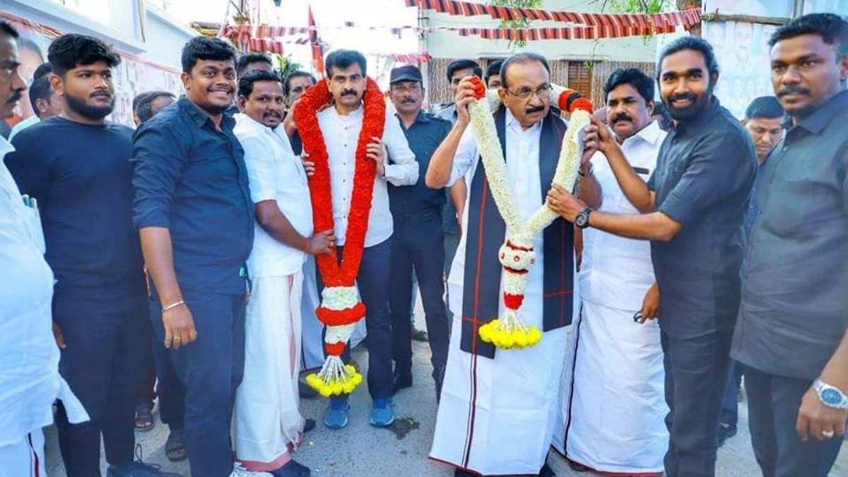 MDMK cadre Rajendran has written a letter to Tirupur Duraisamy MDMK cadre Rajendran has written a letter to Tirupur Duraisamy