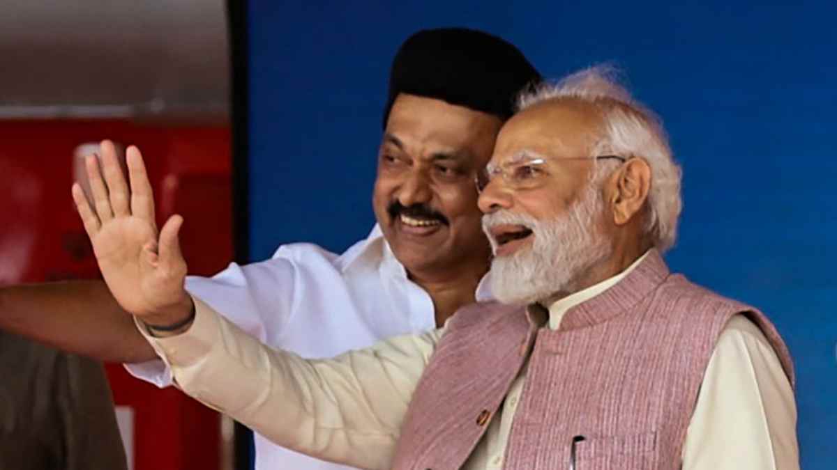 What did CM Stalin show to PM Narendra Modi and Why did he smile at that thing? What did CM Stalin show to PM Narendra Modi and Why did he smile at that thing?