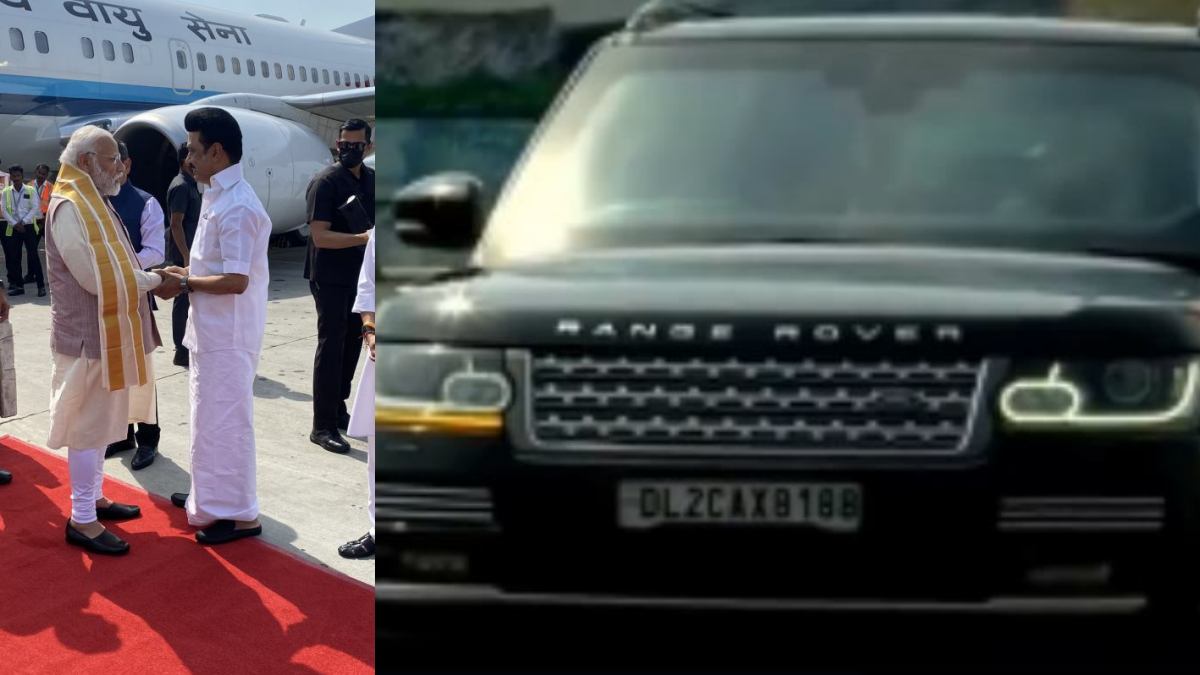 What is the car that PM Modi using in Chennai trip the heavily armoured Range Rover Sentinel SUV What is the car that PM Modi using in Chennai trip the heavily armoured Range Rover Sentinel SUV