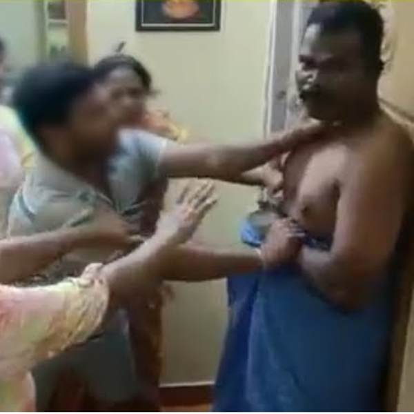 AP : wife caught her inspector husband red handed with another woman in nellore 
