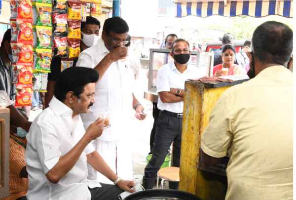 Fact check about the tea shop closed due to CM MK Stalin drink there 