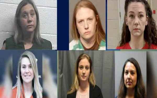  Crime in america and 6 us female school teachers arrested in sexual harassment