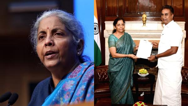 எஸ்பி வேலுமணி - நிர்மலா சீதாராமன் 