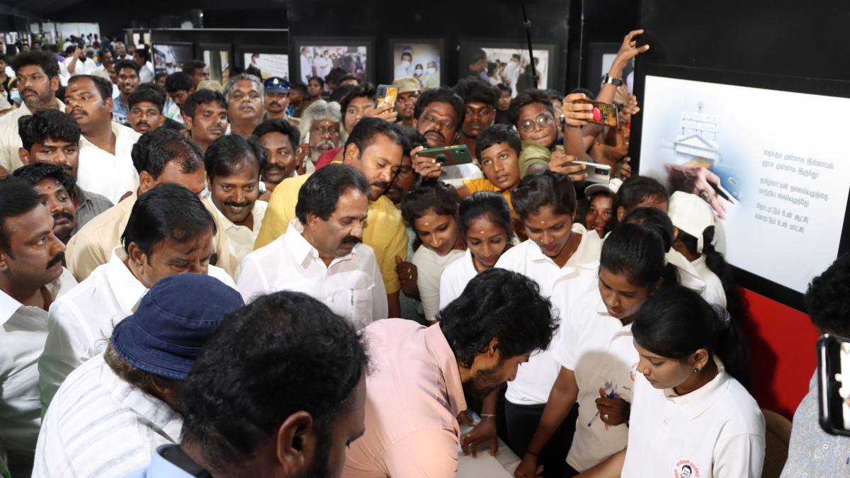 Actor Sivakarthikeyan has commented on Chief Minister Stalins photo exhibition Actor Sivakarthikeyan has commented on Chief Minister Stalins photo exhibition