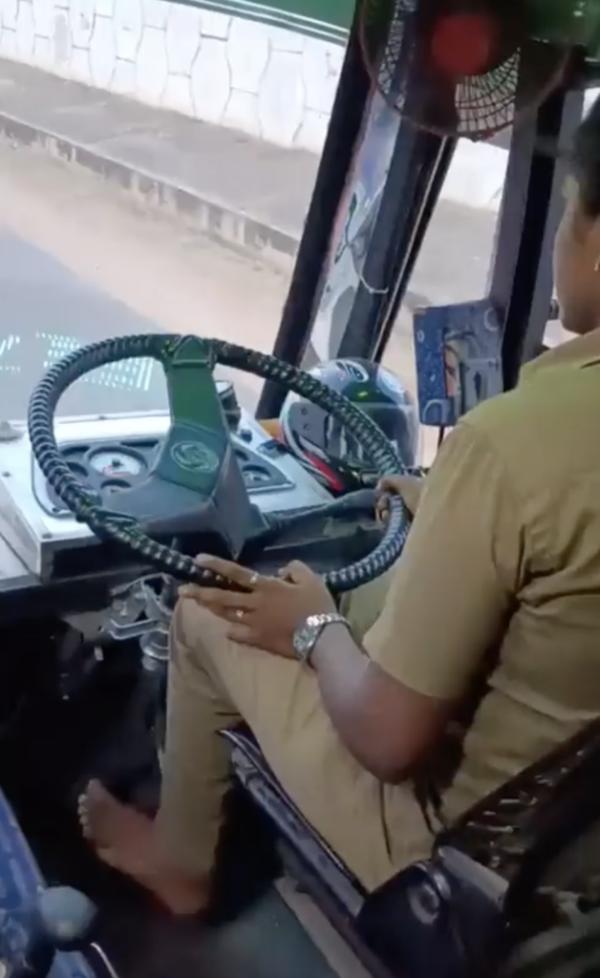  கோவையின் முதல் பெண் பேருந்து ஓட்டுநர் 