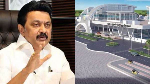 Happy announcement by minister sekar babu and final stages of the new bus terminal at kilambakkam Happy announcement by minister sekar babu and final stages of the new bus terminal at kilambakkam