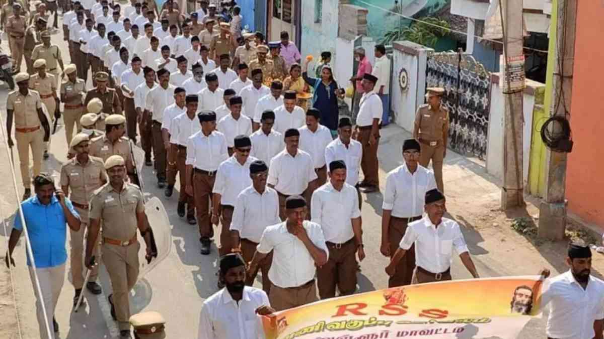 Those who tried to attack the BJP district president at the RSS rally held in Ramanathapuram were arrested Those who tried to attack the BJP district president at the RSS rally held in Ramanathapuram were arrested